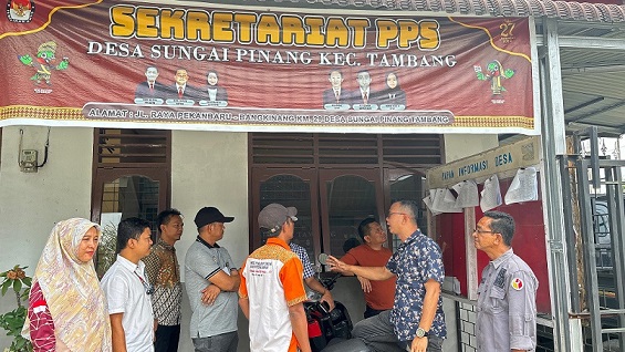 Ketua Bawaslu Kampar Monitoring Pengumuman DPS